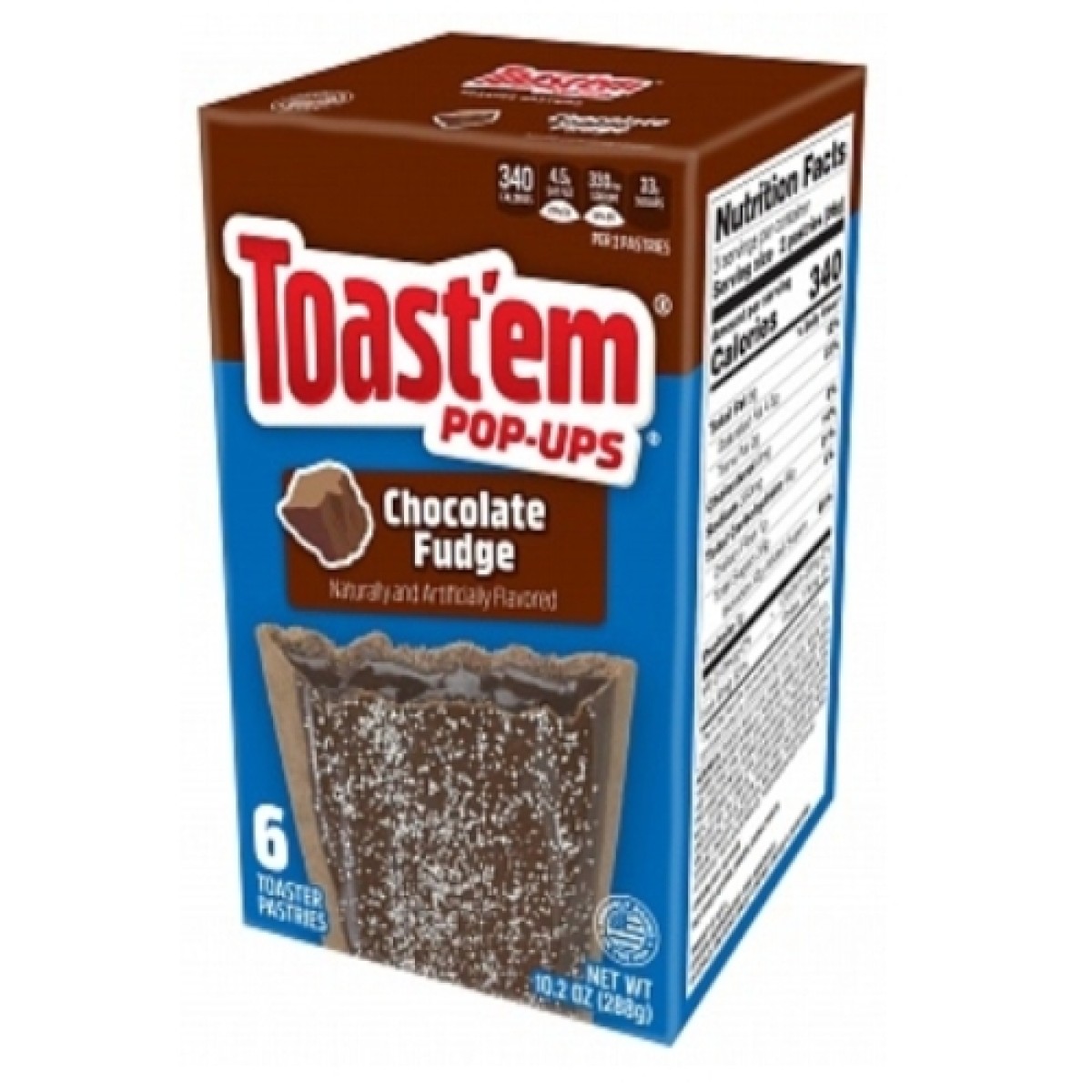 Toastem chocolate fudge 288gr